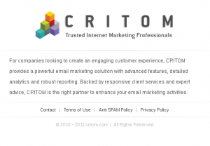 CRITCOM - Trusted Internet Marketing Professionals