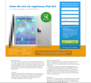 allyourmusic.net: Werbegeschenke iPad Air2