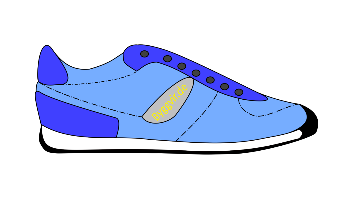 Abstrakter Schuh